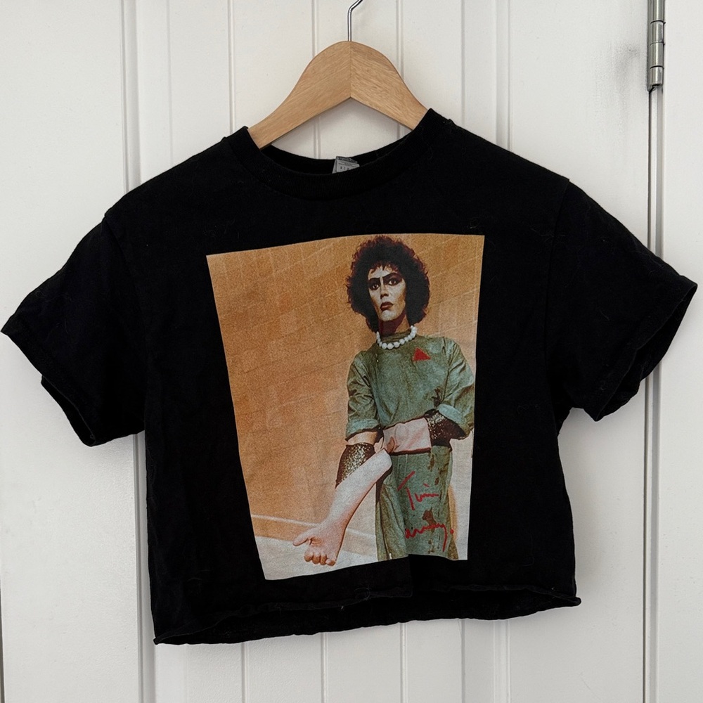 Dr Frankenfurter Rocky Horror Picture Show Crop Tee